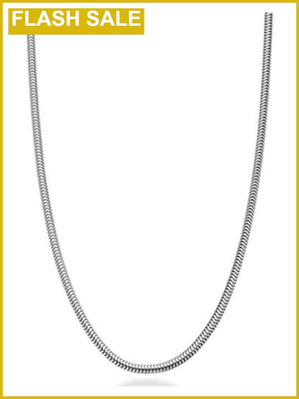 Italian 925 Sterling Silver Snake Chain Necklace Unisex